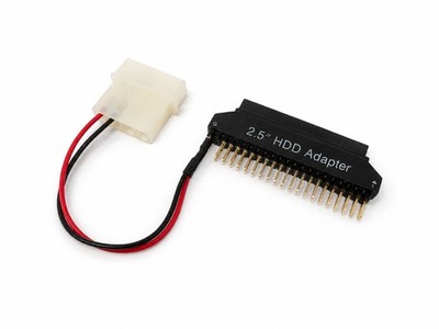 2,5'' IDE HDD Adapter 44 Pin für 2,5'' Laptop HDD auf 3,5'' PC Anschluss mit Molex