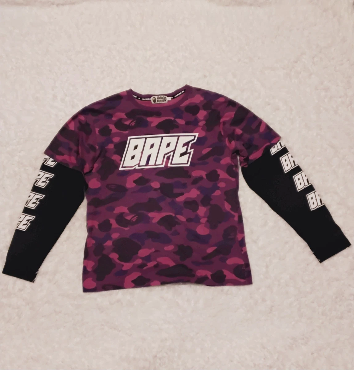 A Bathing Ape Long Sleeve T-Shirts for Men for sale - eBay