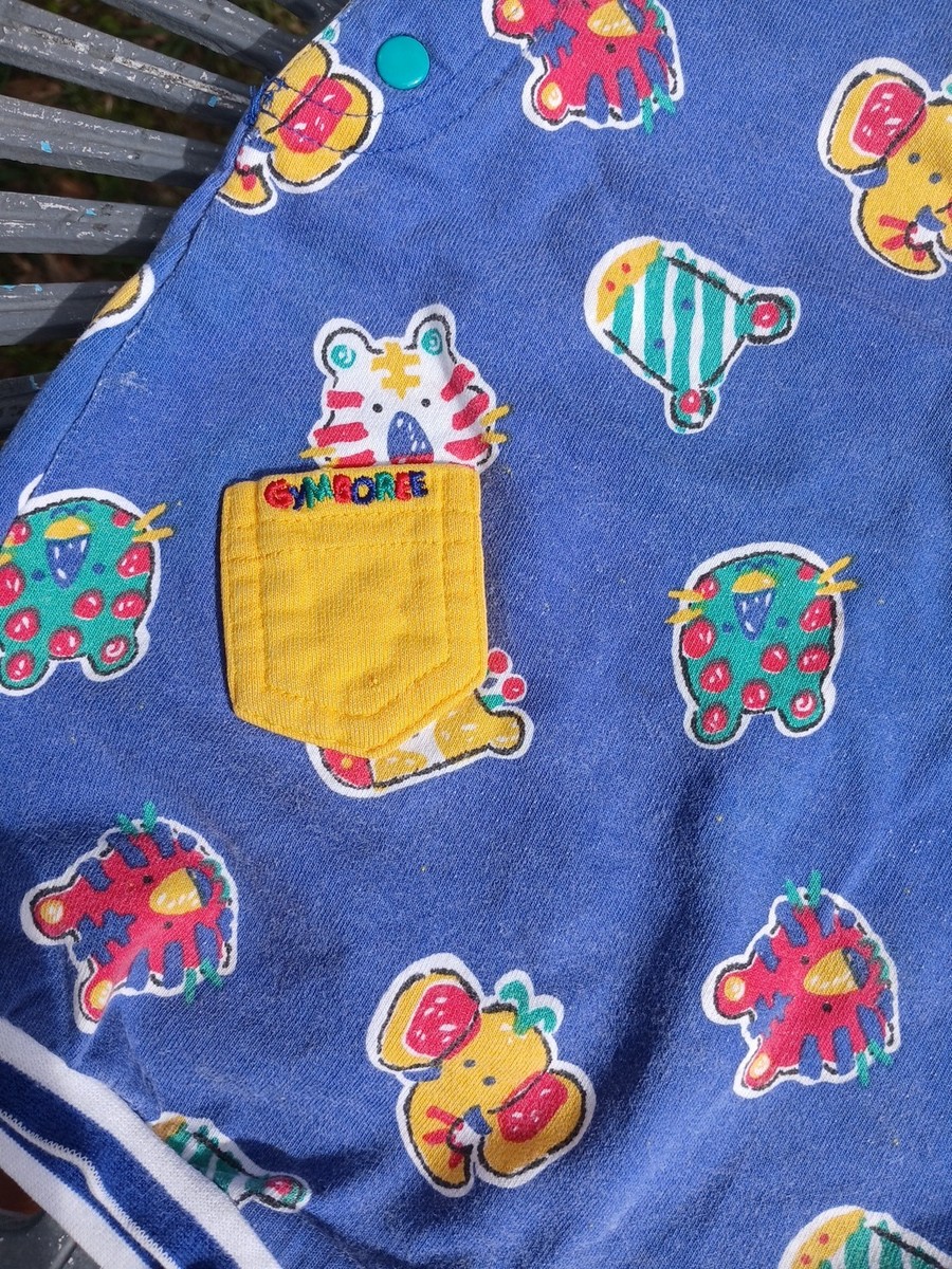 vintage GYMBOREEカラフルショートオール vintage GYMBOREEカラフルショートオール vintage GYMBOREEカラフル