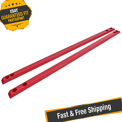 BMR Suspension CJR002 Red Chassis Jacking Rails for 2015-2020 Ford Mustang