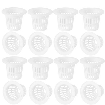  50 Pcs Root Fixer Net Cup Pots Hydroponic Hydroponics Growing Baskets