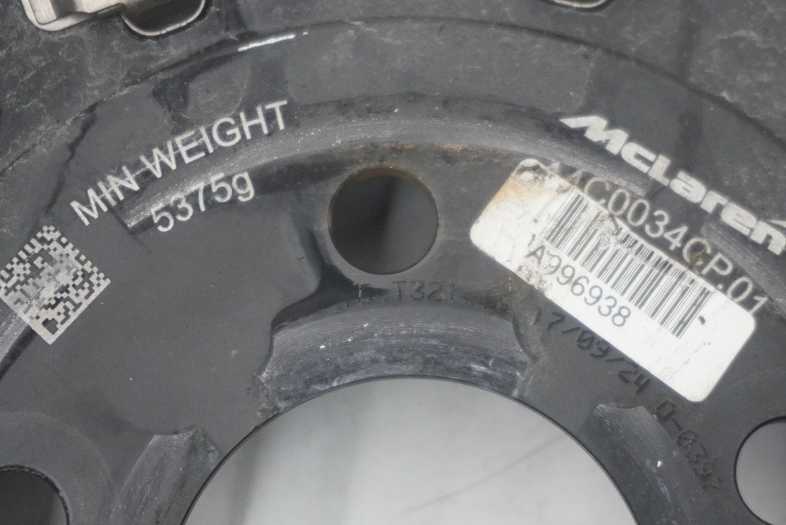 McLaren 750S 2025 Rear Right Brake disc P/N 14C0034CP
