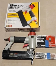 Central Pneumatic 18 Gauge 2-in-1 Air Nailer/Stapler 64269