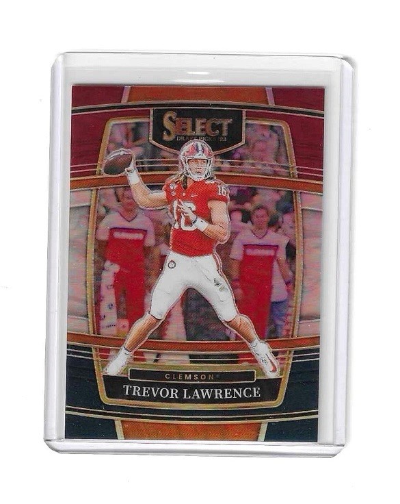 2022 Select Draft Picks Concourse Tri-Color Prizm /199 Trevor Lawrence #39