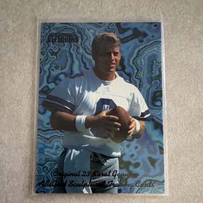 Bleachers 1994 Troy Aikman Back-to-Back Champion 23KT Gold Sculptured Serial #  