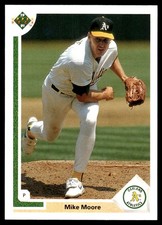 Mike Moore 1991 Upper Deck #423 Athletics MLB READ FREE SHIPPING AutographDen