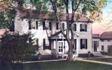 The Sentry Box , Fredricksburg, VA Hand Colored 1940’s Postcard