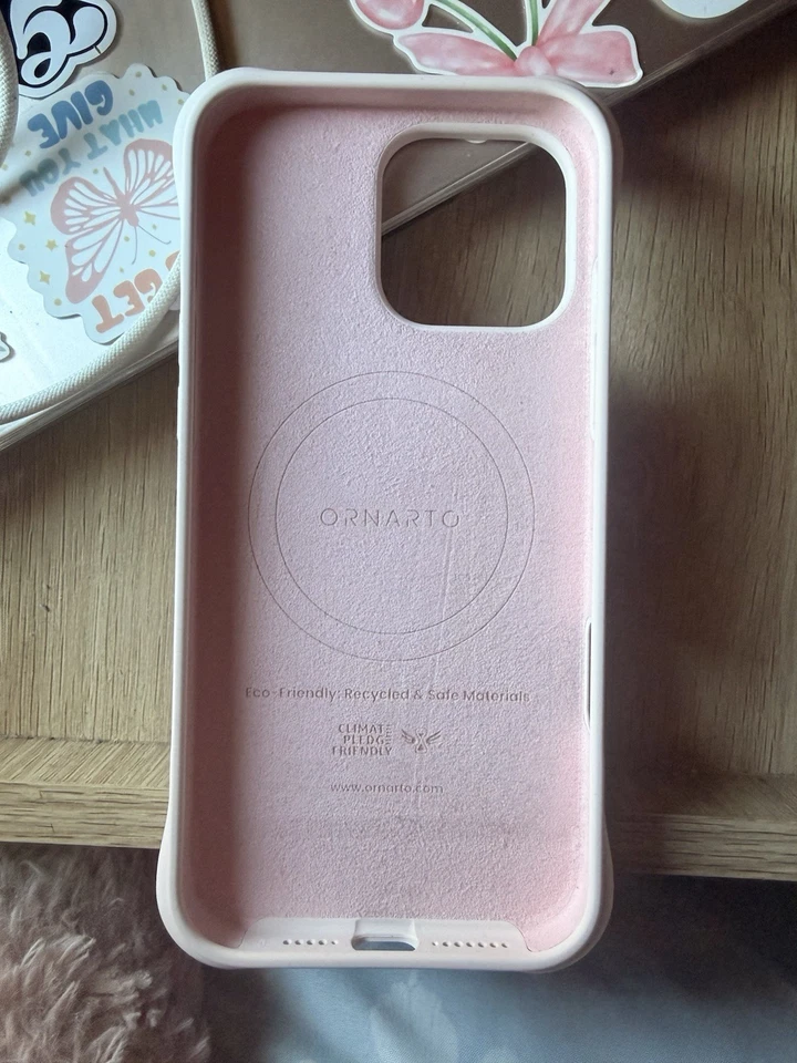 Funda ORNARTO Rosa iPhone 16 Pro Max Compatible con MagSafe Foto 2 de 2