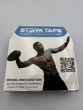 Starktape Strong Kinesiology Tape Physio Medical Sports 2” X 115 FT Blue Uncut