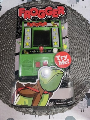 Frogger Retro Mini Arcade Handheld Spiel Basic Fun
