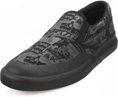 DC Shoes Infinite SLP AC/DC Boys Teens Slip On Shoes Sneakers