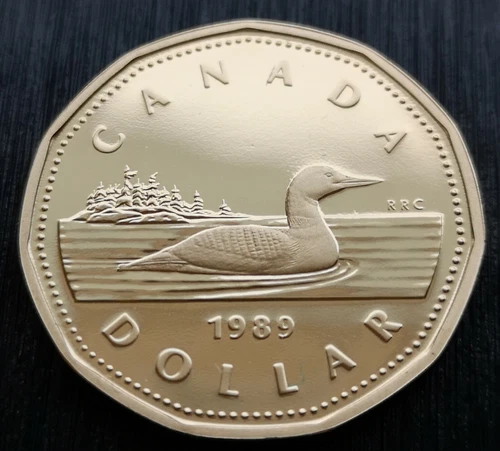 1989 Canada Loonie — photo from the most recent tracked eBay sale
