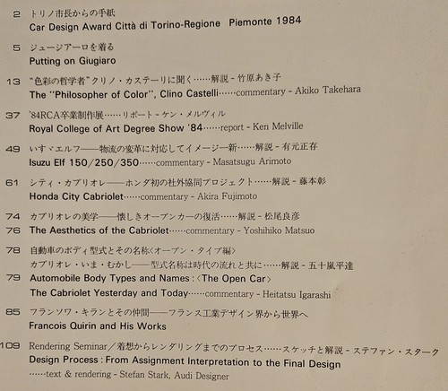 Car Styling Quarterly ~ Número 48, Impreso Otoño 1984 Edición en Rústica - Imagen 2 de 12