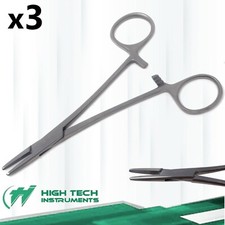 3 PCS WEBSTER NEEDLE HOLDER FINE POINT 5.5" SMOOTH JAWS SURGICAL INSTRUMENTS