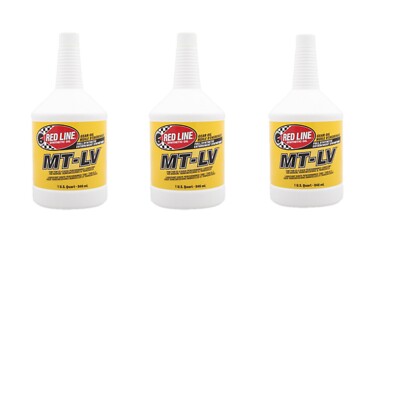 Red Line 50604 MT-LV 70W/75W Synthetic Gear Oil - 3 Quarts