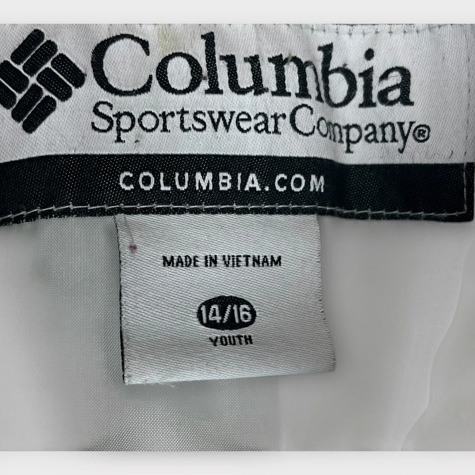 Columbia Sportswear Niños Jóvenes Amarillo y Azul Marino Invierno Chaqueta Abrigo Talla 14/16 Foto 3 de 4