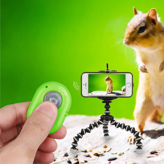 Obturador de cámara selfie con control remoto inalámbrico para sistema iOS y Android Foto 4 de 4