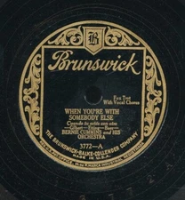 78tk-dance-BRUNSWICK 3772-Bernie Cummins-(When you're with somebody else/Lonely)