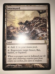 Swarmyard 278/301 Time Spiral MTG Rare Land