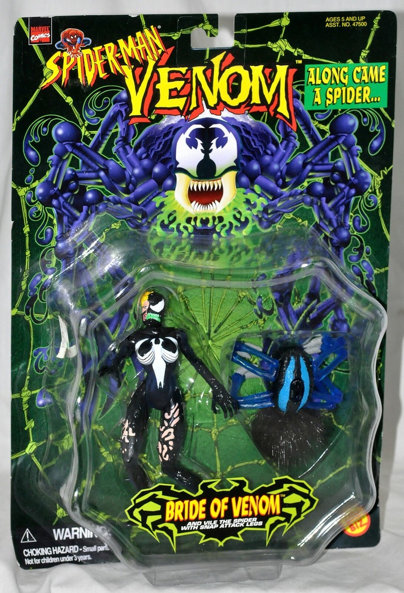 Vintage Spider-Man Bride of VENOM Action figure MOC 1997 Marvel