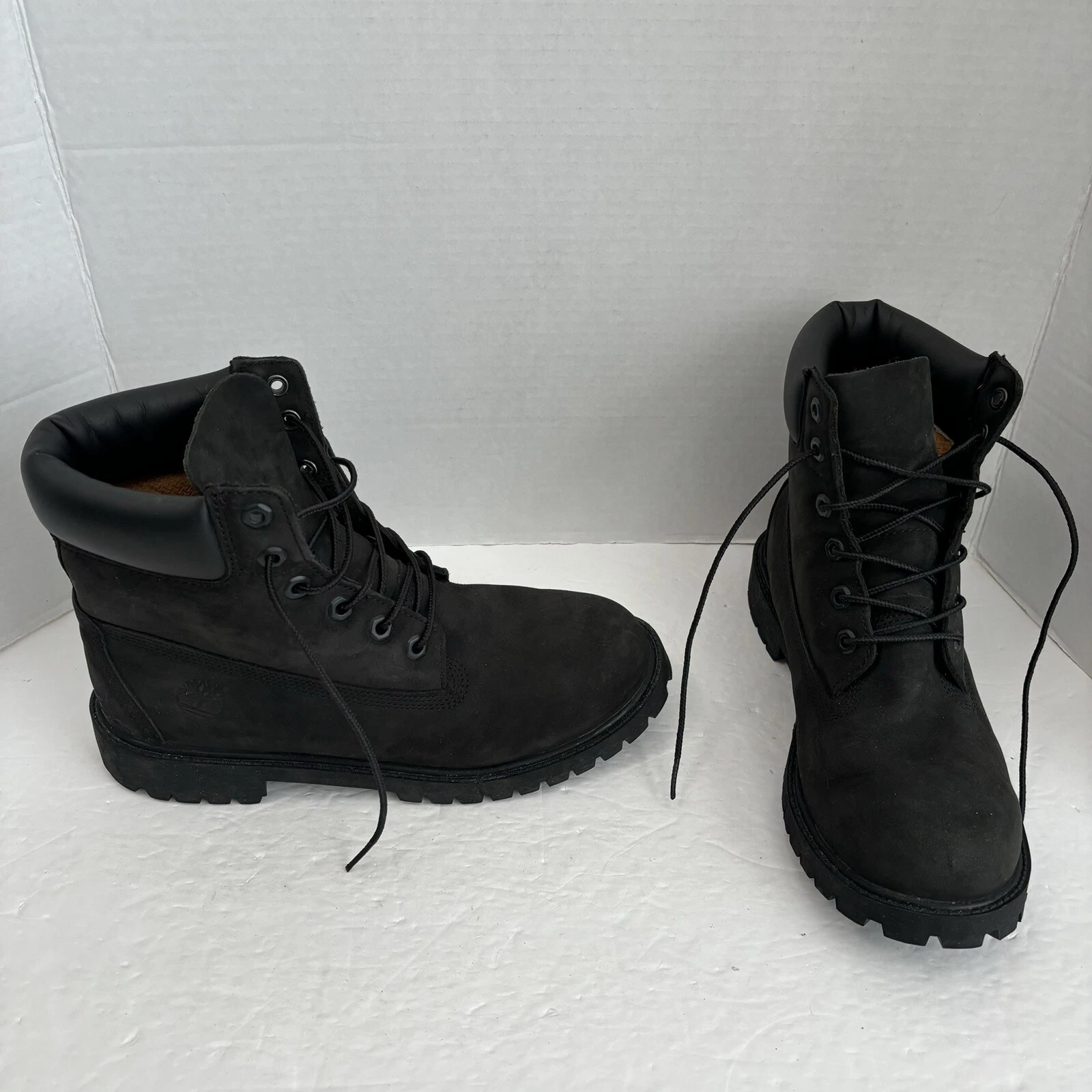 Timberland Premium 6" Donna Taglia 7 M Nero Stivali da Escursionismo Impermeabili Pelle