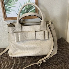 Kate Spade Charm City Ostrich Bow Crossbody Purse