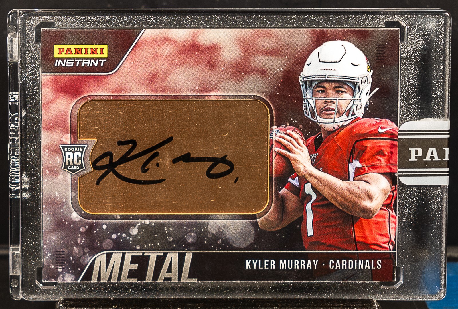 KYLER MURRAY 2019 Panini Instant Metal RC Rookie Auto 1/1