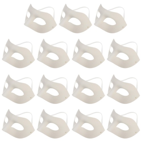 15Pcs Diy Masks for Masquerade Party Crafts and Creative Fun