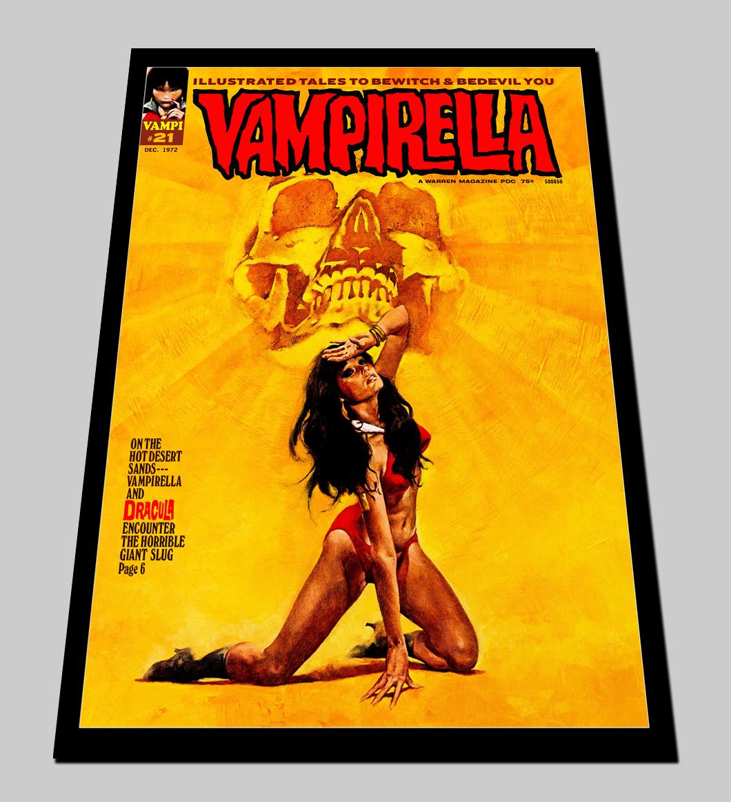 アメコミ VAMPIRELLA 1972年 米国製 等身大ポスター 中古品 VAMPIRELLA #21-Warren Magazine Cover 1972-18” X 24” Poster | eBay