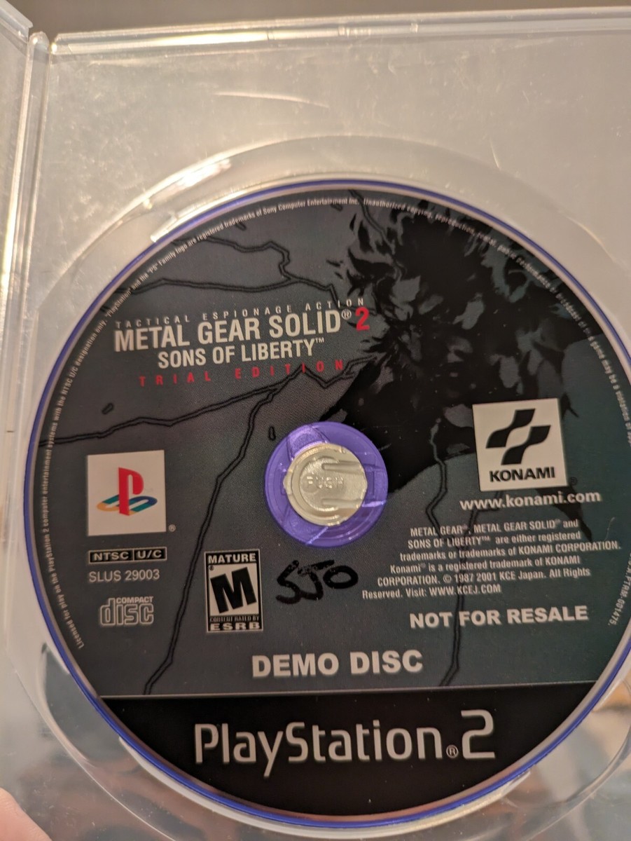 メタルギアソリッド SONS OF LIBERTY Optical Card メタルギアソリッド