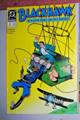 BLACKHAWK 3 DC Comic MAY 1989 VF Marty PASKO Steve DeStefano Rick Burchett MORE