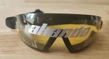 Akando Skydiving Yellow Polycarbonate Sport Goggles Pouch Hard Case