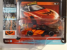 JOHNNY LIGHTNING - BLACK WITH RED FLAMES - 1993 PONTIAC FIREBIRD TRANS AM