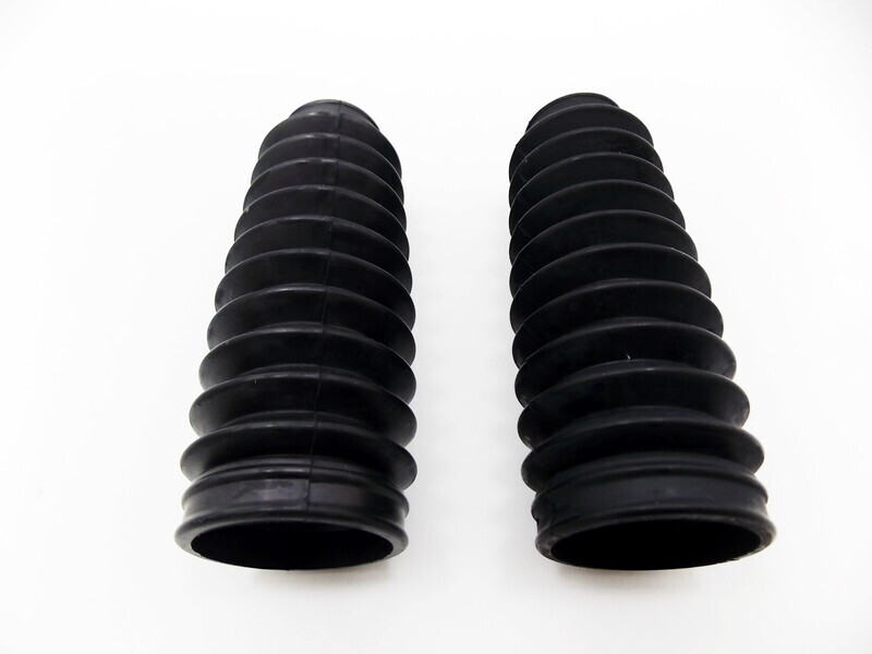 1970-1975 Honda QA50 JBS Front Fork Gaiters Rubber Boots Set