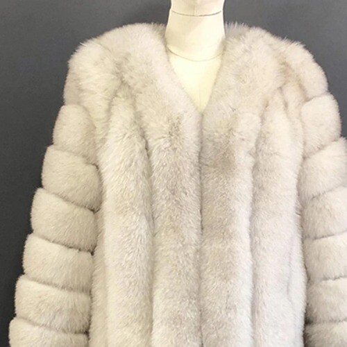 Girls Real Fur Coat Girls Warm Winter Coat Fur Jacket Natural Fur Coat Clothing - Picture 16 of 53