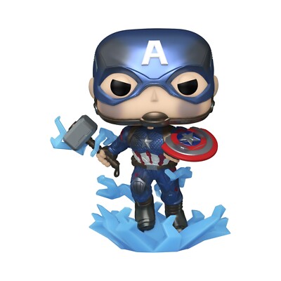 Funko POP! Marvel Captain America Mjolnir (Glow in Dark & Metallic