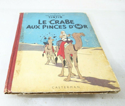 Comic Tim und Struppi Le Krabbe Den Zange D'Or Herge B11 1954