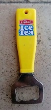 APRIBOTTIGLIE IN METALLO E PLASTICA TÈ LIPTON ICE TEA ORIGINALE DA COLLEZIONE 