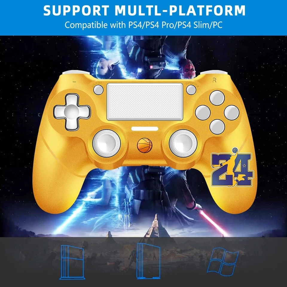 Mando Inalámbrico Compatible con P-4, con Cable, Touchpad, Vibración Foto 3 de 4
