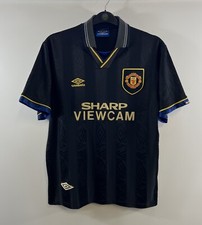Manchester United Away Football Shirt 1993/95 Adults Large Umbro B902