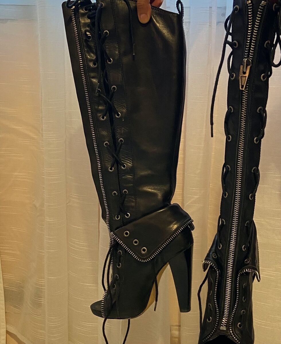 ALEXANDER WANG FREJA LEATHER LACE UP BOOTS SOLD OUT! size 36 ALEXANDER WANG FREJA LEATHER LACE UP BOOTS SOLD OUT! size 36