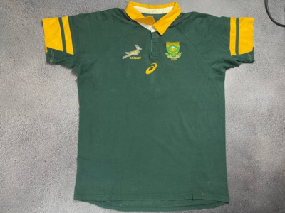 asics South Africa Rugby Jersey 海外L Asics Rugby SA South Africa Rugby Shirt Size L | eBay