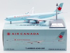 Inflight B-343-AC-KYZ Air Canada Airbus A340-300 C-FYKZ Diecast 1/200 Jet Model