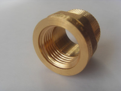 2 Reduziernippel Messing 3/4" Auf 1/2" - Doppelnippel Für Wasserrohre