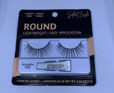 Select Lash False Eyelashes Round Cruelty Free Vegan Fibers