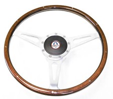Mustang Steering Wheel Kit Lecarra Style Wood With Gt500 Emblem 1965 - 1966