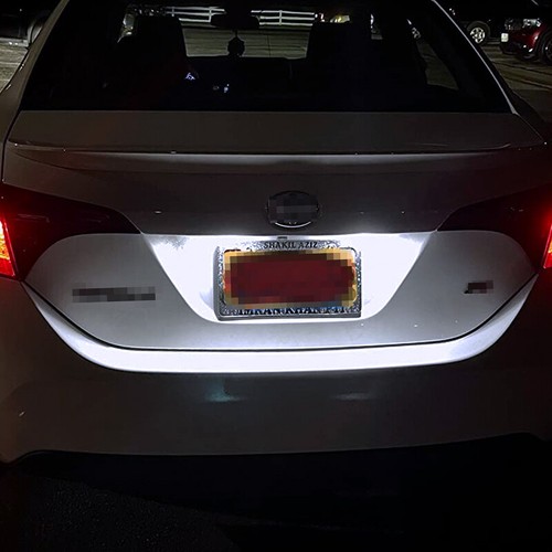 2 Xenon White 168 W5W LED License Plate Light Bulbs for Toyota Corolla 1998-2022 - Picture 10 of 11