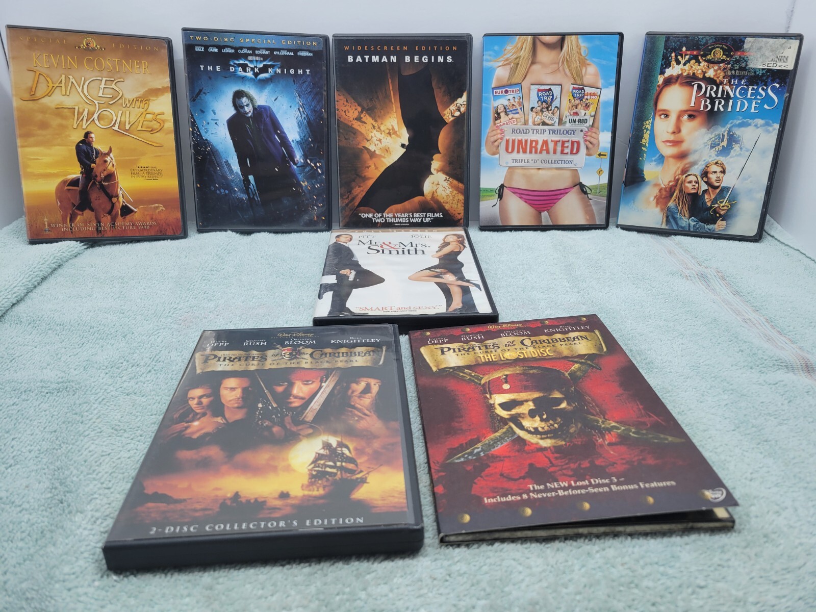 Movie DVD Special Edition Lot of 7, Various Titles,  See List