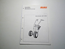 Ersatzteilliste Hako Variette (3611) und (3615) Original Hako Hausdruckerei