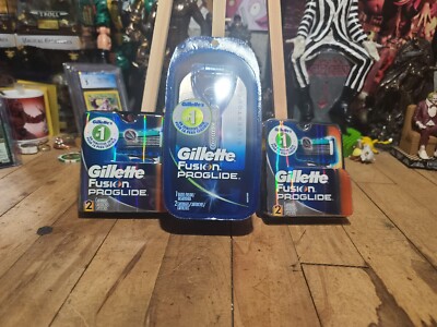 Gillette Fusion Proglide Manual Men's  5 Blade Razor 6 Cartridges SEALED